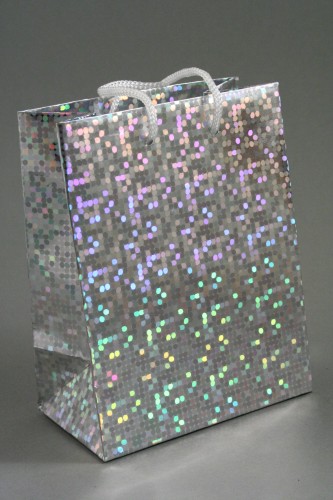COUNTY HOLOGRAPHIC GIFT BAG LARGE PK12 