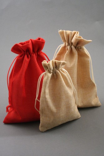 Jute Drawstring Bags