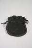 Black Velvet Drawstring Bag for Rings and Earrings. Approx Size. 7cm x 6cm. - view 2