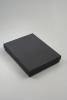 Black Giftbox with Black Flock Inner. Approx Size 14cm x 11cm x 2.55cm - view 1