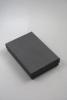 Black Giftbox with Black Flock Inner. Approx Size 7cm x 11cm x 2.2cm - view 1