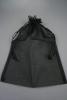 Black Organza Gift Bag with Ribbon Drawstring.  Size Approx 40cm x 28cm - view 1