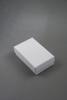 White Giftbox with White Flocked Inner. Approx Size 5cm x 8cm x 2.5cm. - view 1