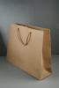 Natural Brown Paper Gift Bag with Cord Handles. Approx Size 27.5cm x 35cm x 10cm - view 2