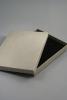 Taupe Linen Effect Gift Box with Black Flocked Inner. Approx Size: 18cm x 14cm x 2.6cm. - view 2