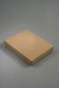 Natural Brown Kraft Paper Gift Box with Black Insert. Approx Size: 14cm x 11cm x 2.5cm. This Box has a Black Flocked Foam Pad Insert. - view 1