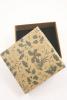 Holy Print Kraft Paper Gift Box with Black Flock insert with two corner slits for a chain and a centre 40mm slit. Approx Size 9cm x 9cm x 3cm - view 2
