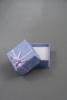 Gift Box with Satin Ribbon Detail. In Pink and Lilac. Size 5cm x 5cm x 3cm - view 3