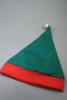 Child Size Christmas Elf Hat in Green with Red Trim and Bell. Approx Circumference 52cm - view 1