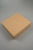Natural Brown Paper Gift Box. Approx Size: 16cm x 15cm x 5cm. This Box has a Black Flocked Foam Pad Insert. - view 2