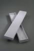White Giftbox with White Flocked Inner. Approx Size 21cm x 4cm x 2cm. - view 2