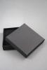 Black Giftbox with Black Flock Inner. Approx Size 8.5cm x 8.5cm x 2.2cm - view 2