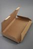 Natural Brown Card Fold Flat Packing Box. Approx Size: 28cm x 20cm x 2cm. - view 1