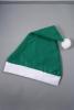 Christmas Santa Hat in Green with White Trim. Approx Circumference 58cm - 60cm - view 2